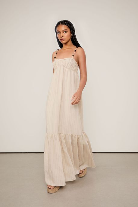 Vestido Basic Stripes Listrado - P
