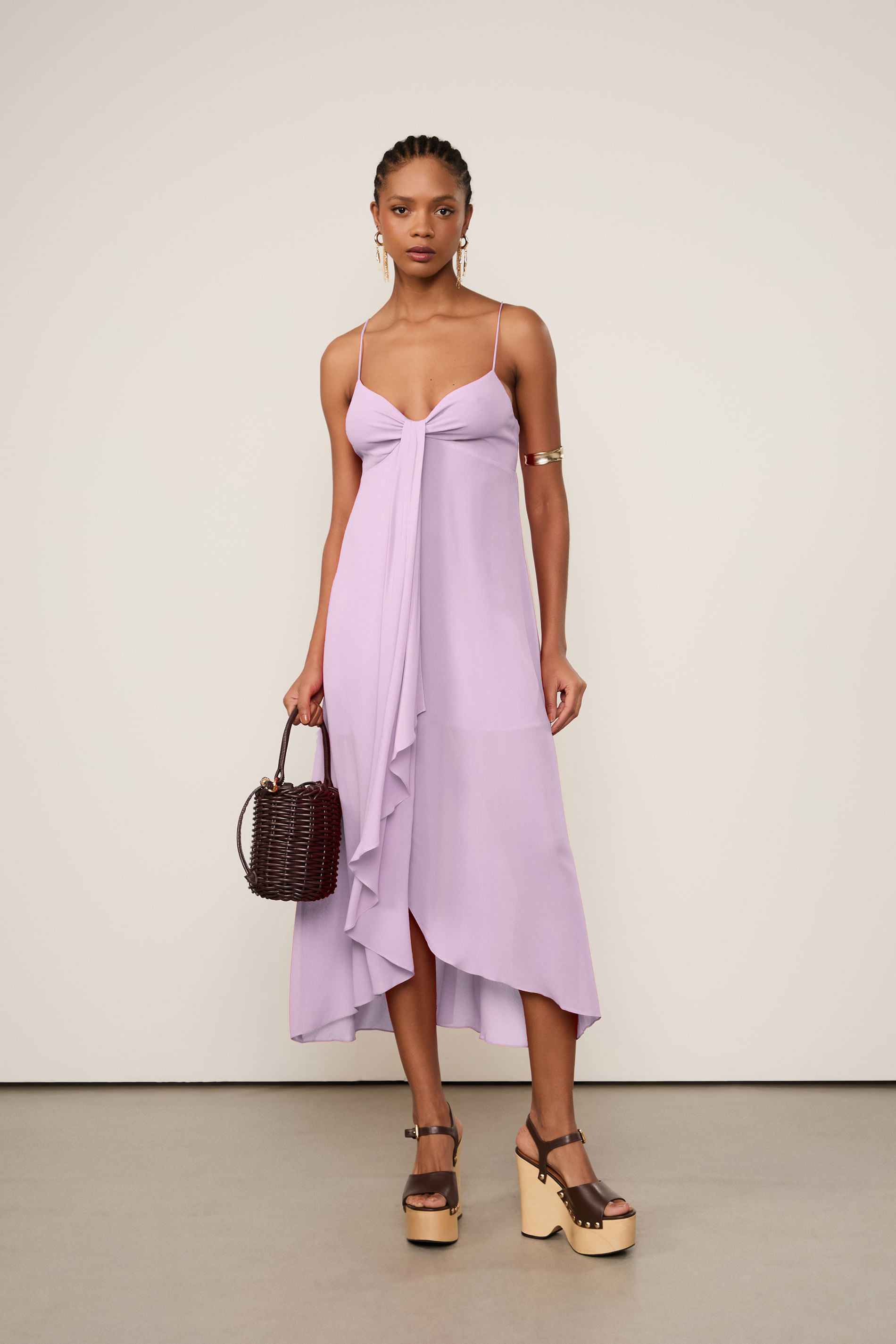Vestido Midi Slipdress Pareo Smp