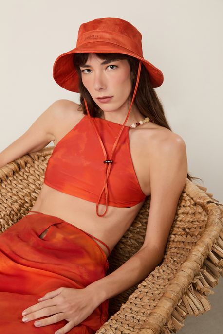 Chapeu Textura Starfish Est Starfish Laranja - U