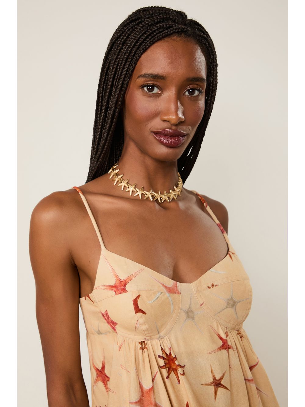 Animale — Vestido Meia Taca Fig Estrelas