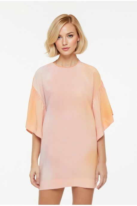 Vestido Est Abstrato Lirico Color - 36