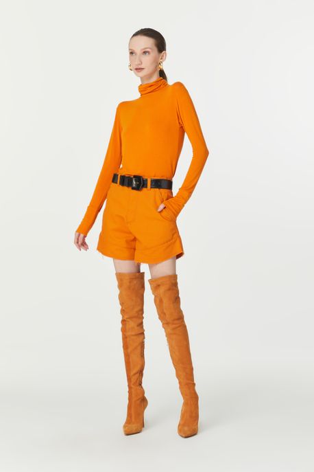 Short Sarja Enginner Colors Caramelo Deserto - 36