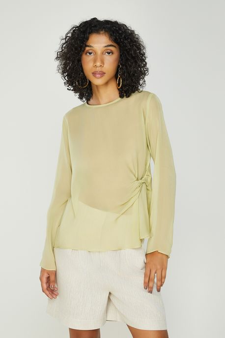 Blusa Manga Longa Smp2 Verde - 36