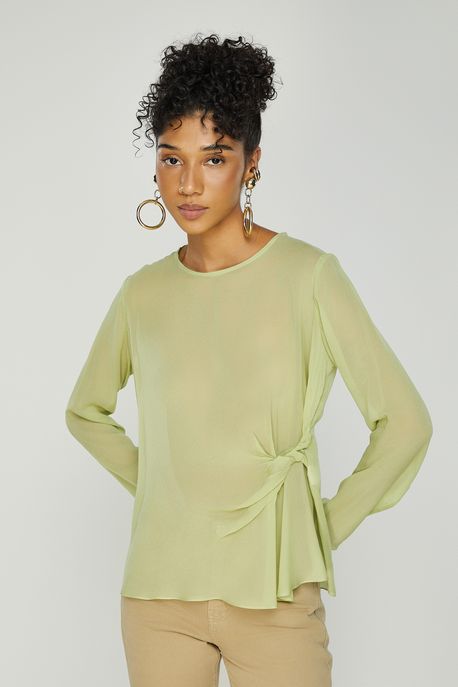 Blusa Manga Longa Smp2 Verde - 40