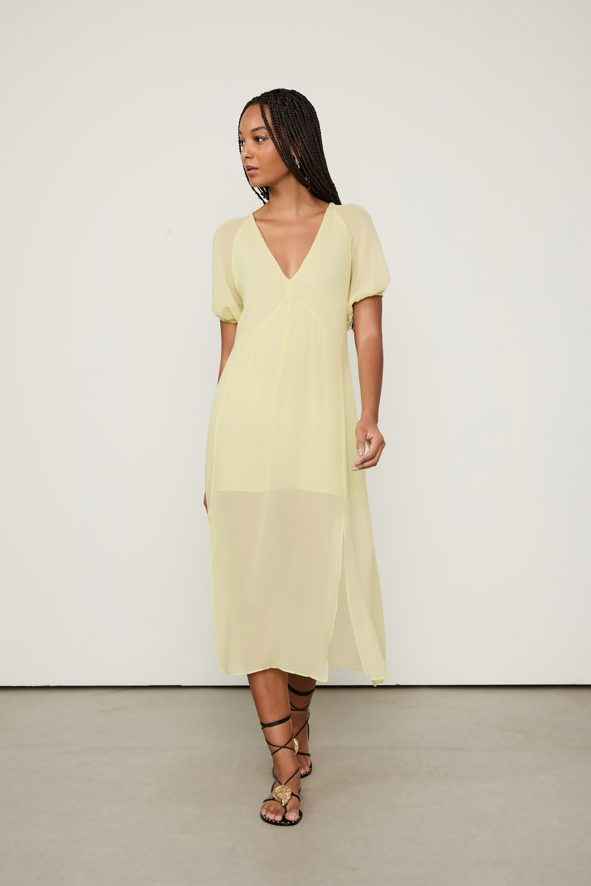 Vestido Clarinha Liso