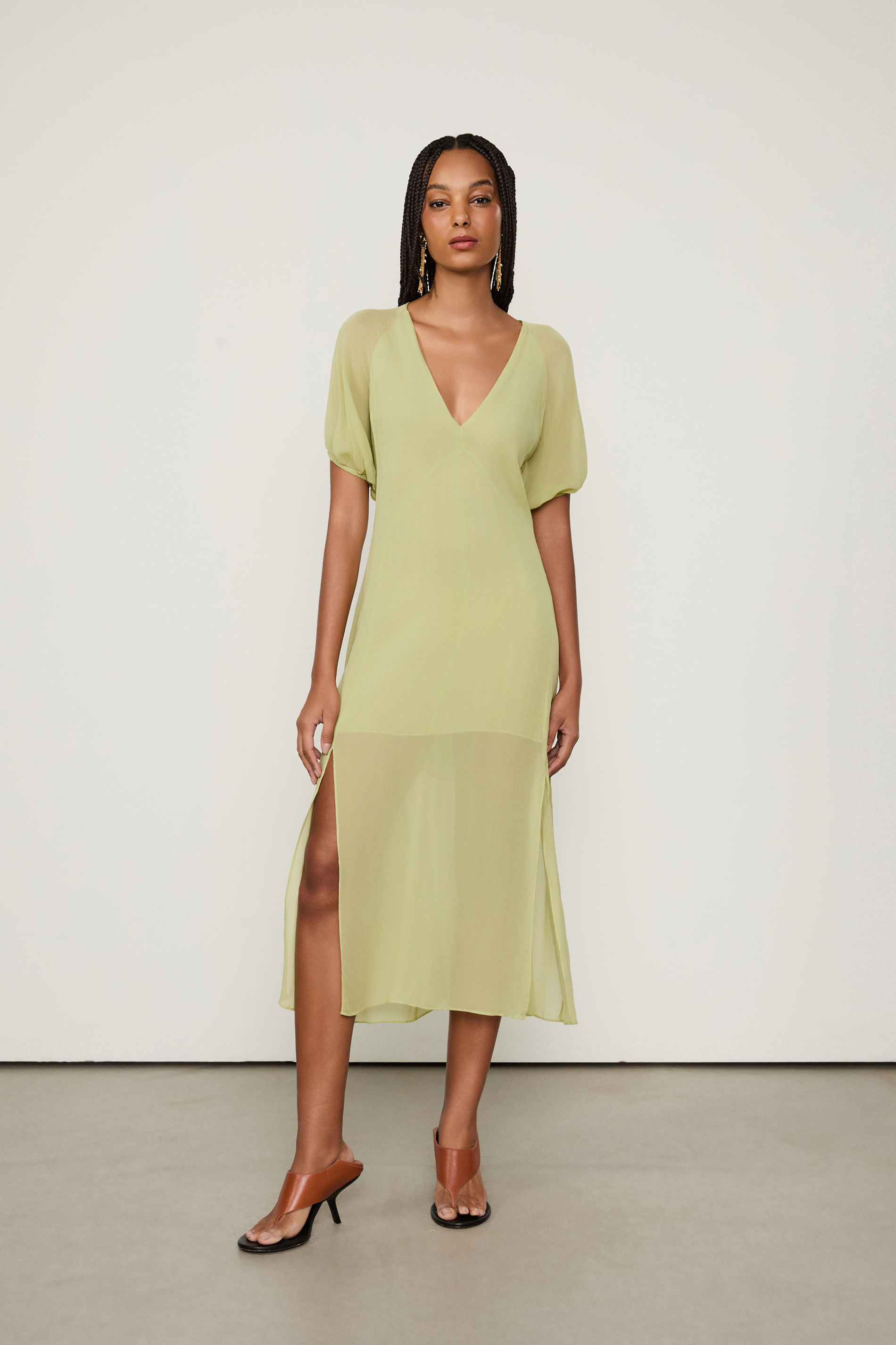 Vestido Clarinha Liso