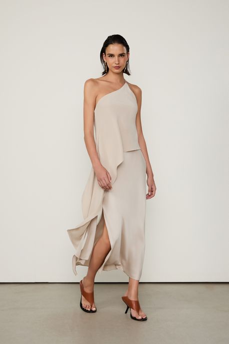 Saia Bias Bege Silver - 42