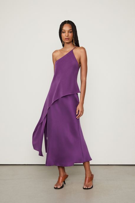 Saia Bias Roxo Plum - 36