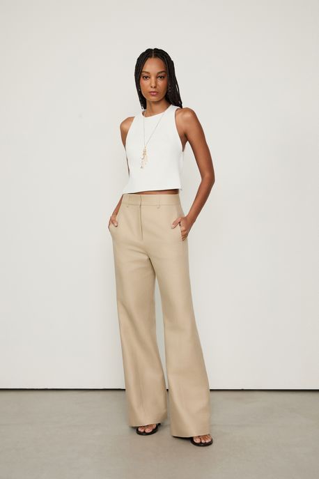 Regata Abertura Lateral Off White - M