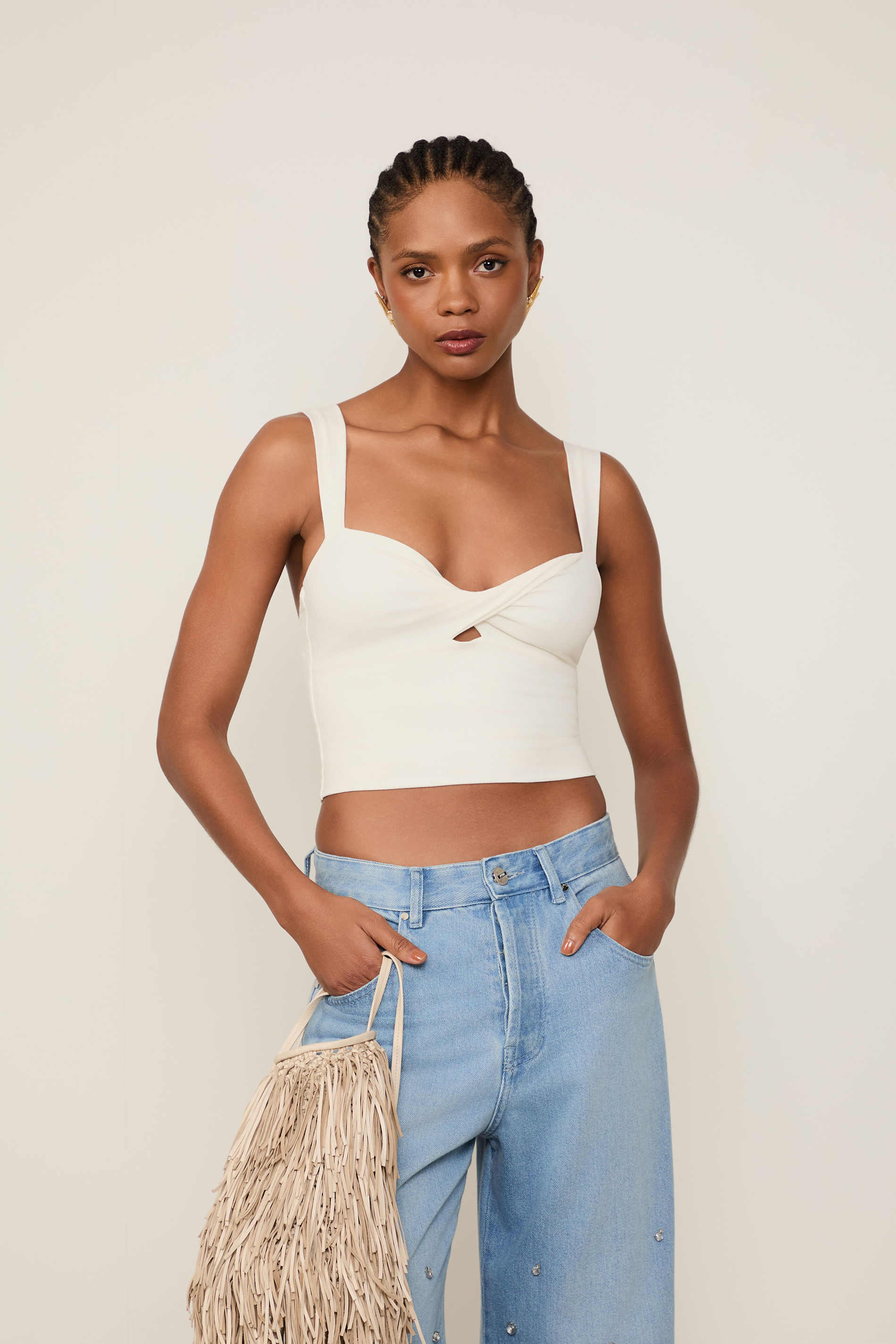 Top Busto Torcido Basic