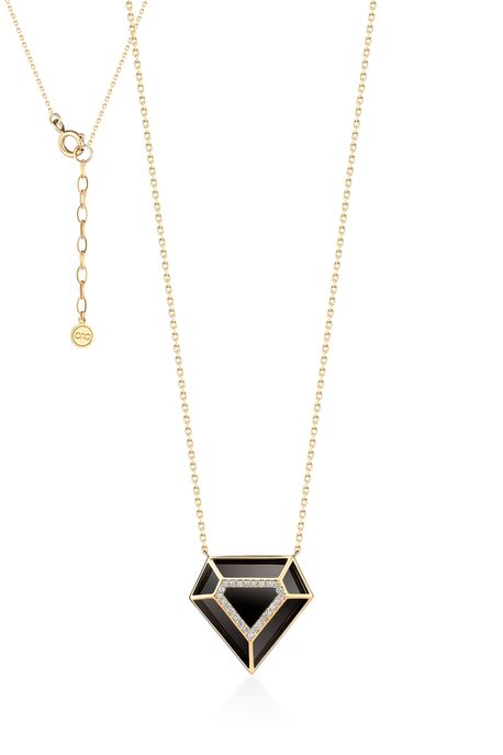 Colar Iate Black Ouro Amarelo – U