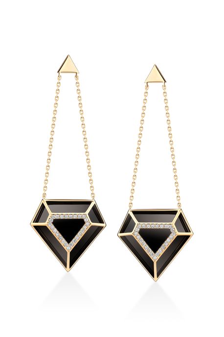 Brinco Iate Black Ouro Amarelo - U
