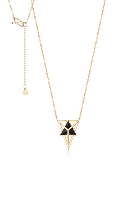 Colar Vertice Ouro Amarelo – U