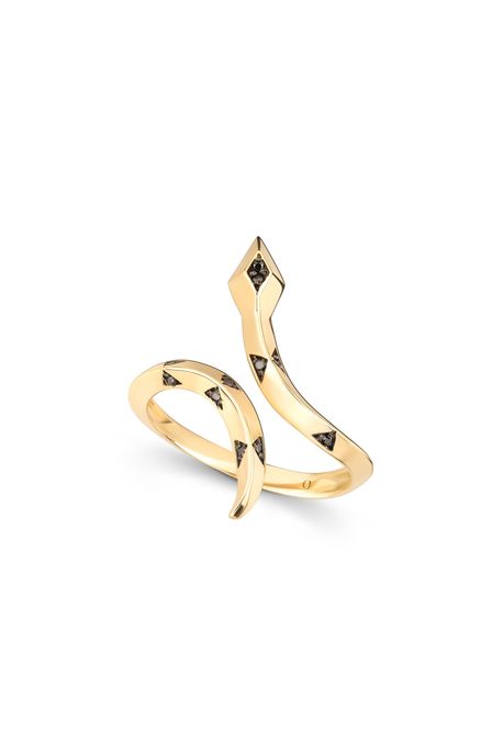 Anel Gift Curve Ouro Amarelo - 17