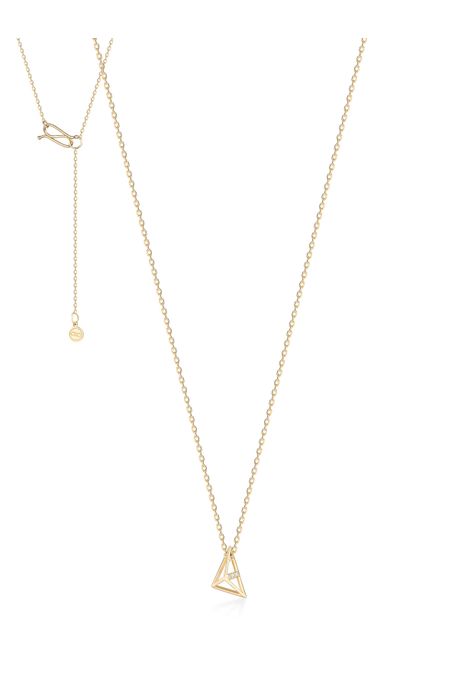 Colar Alisia Ouro Amarelo Com Diamante - U