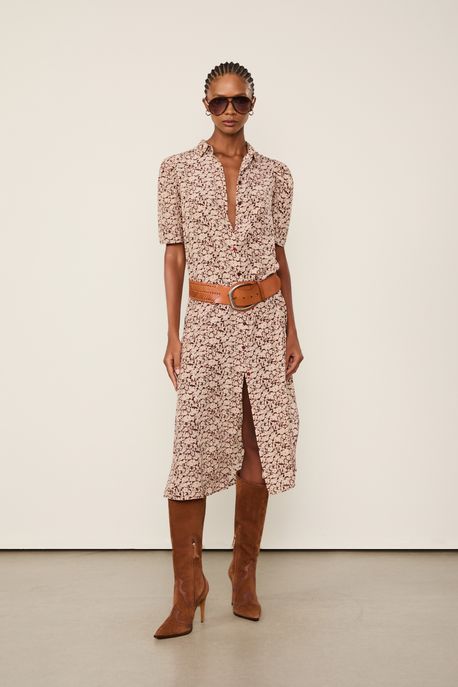 Chemise De Seda Esta Liberty Chelsea Manga Curta Est Liberty Chelsea Color - 42