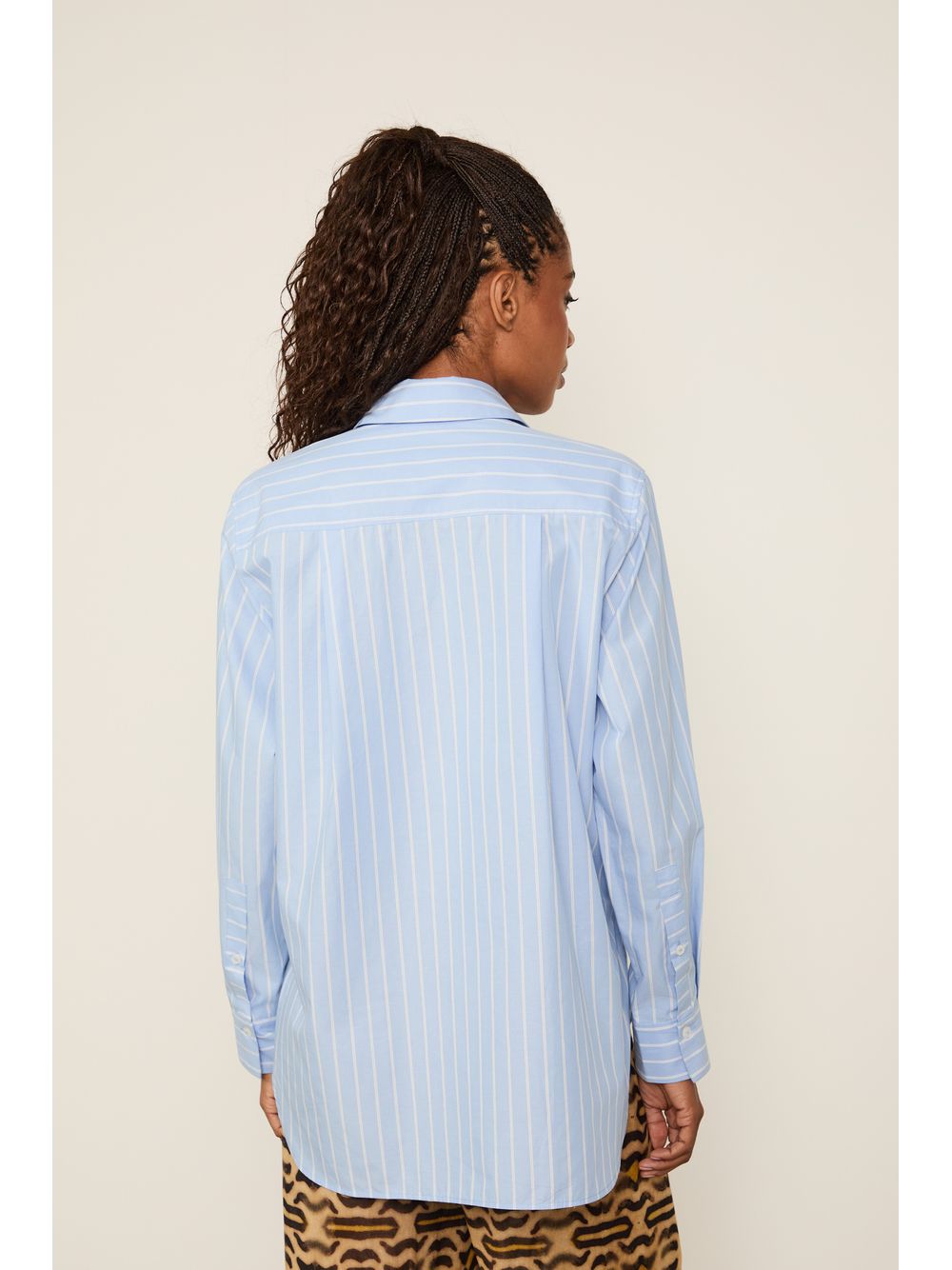 Animale — Camisa De Tricoline Riscas Amplas
