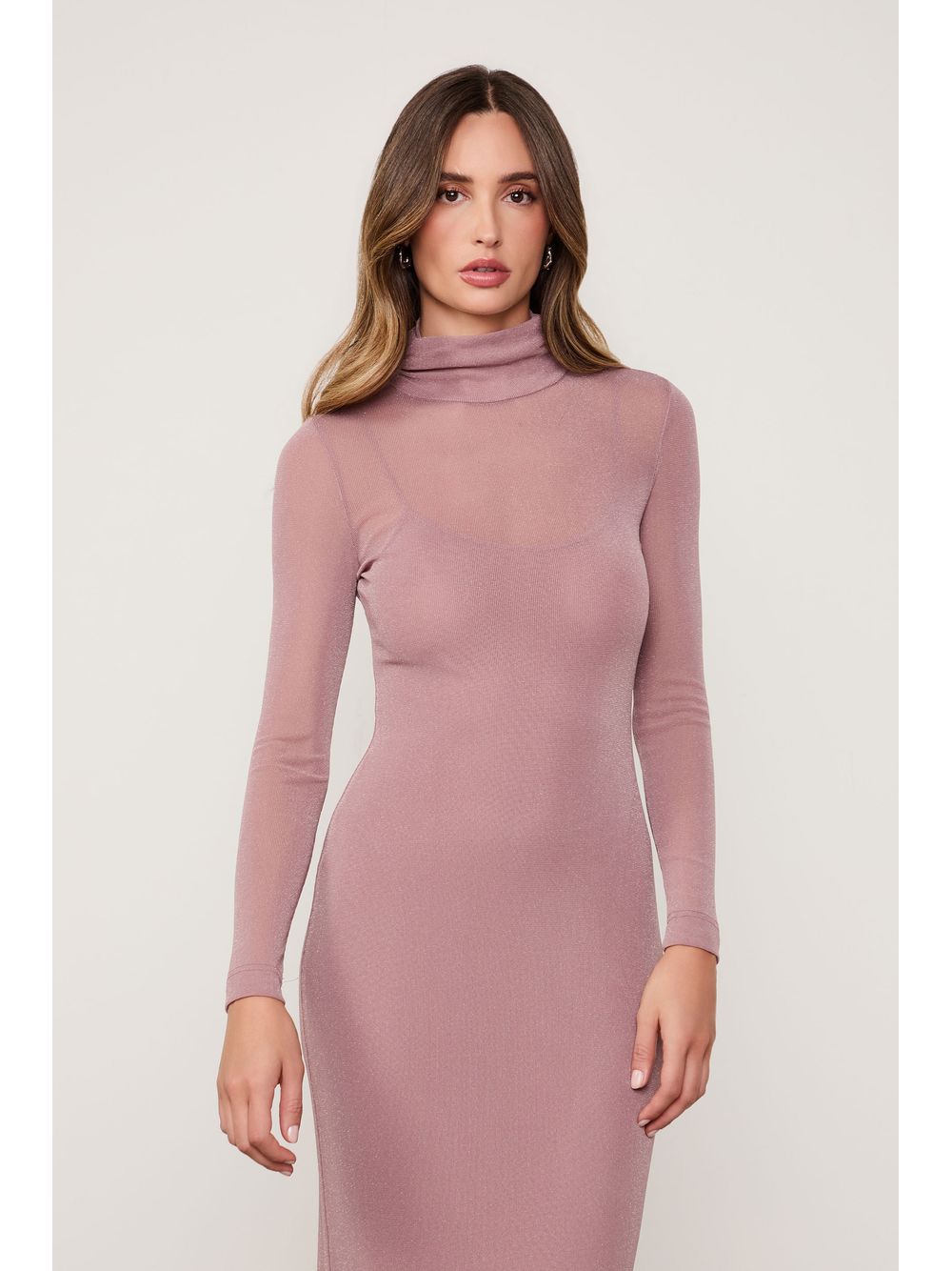 Animale — Vestido De Tule Midi Com Glitter