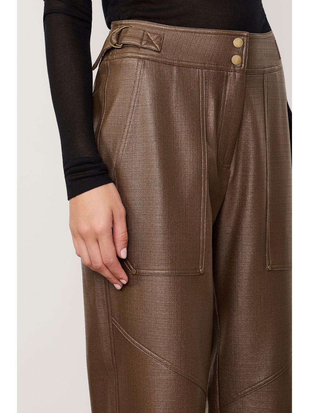 Animale — Calça Bolsos Externos Com Rebite