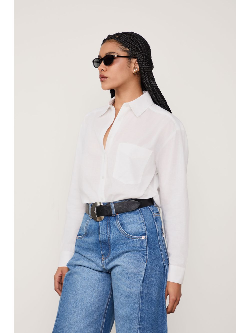 Animale — Camisa Básica Com Bolso