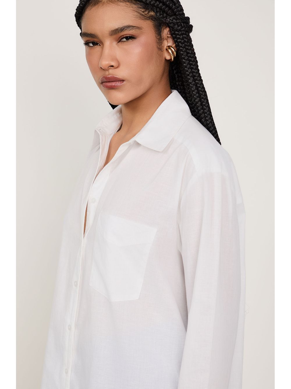Animale — Camisa Básica Com Bolso