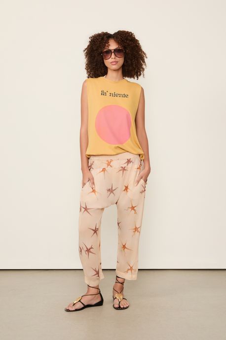 Calça Saruel Resort Mix Est Fig Starfish Color m - 36