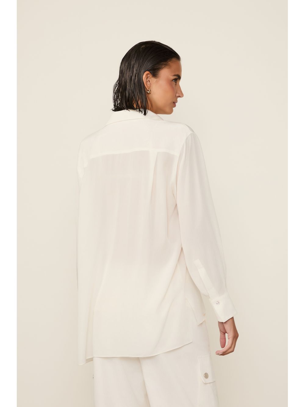 Animale — Camisa De Seda Básica
