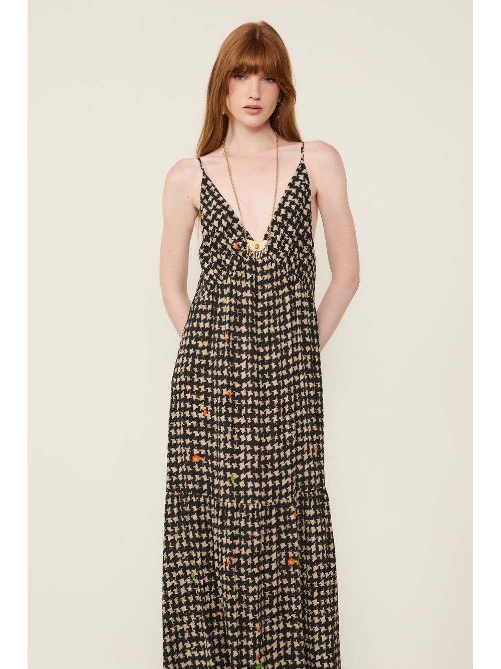 Animale — Vestido Midi Estampado