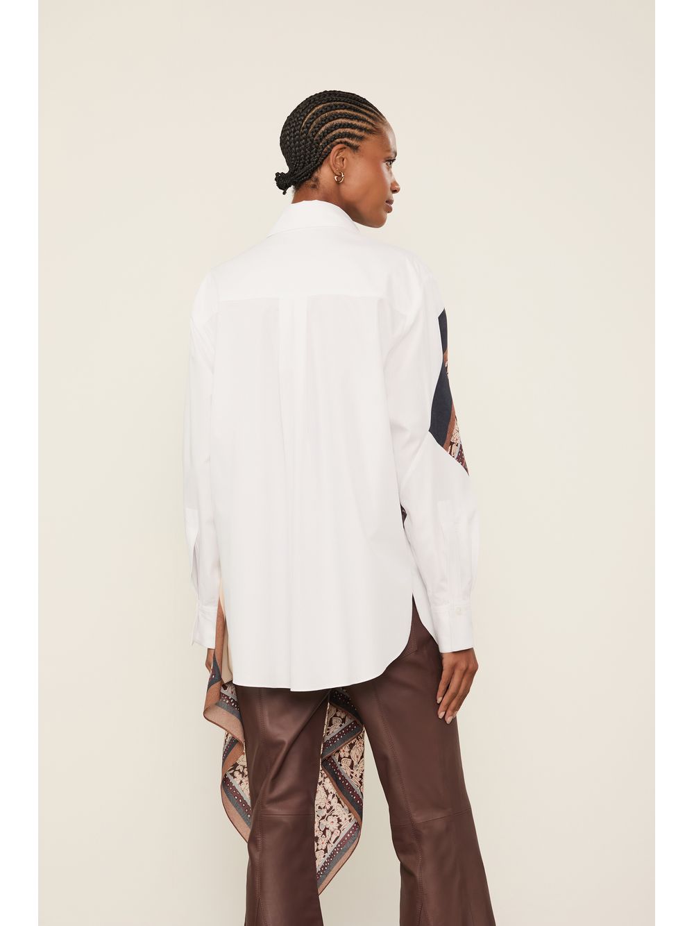 Animale — Camisa De Tricoline Com Lencos Aplicados