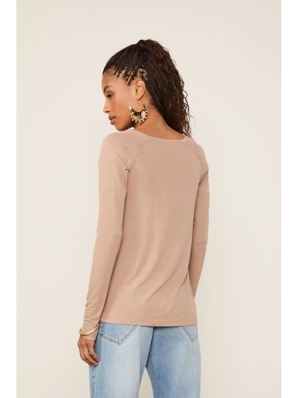 Animale — Blusa Manga Longa Raglan