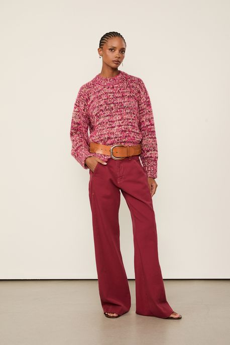 Calça De Sarja Vermelho Wing Vermelho Wing - 40