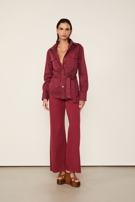 Camisa De Sarja Vermelho Wing Vermelho Wing - P