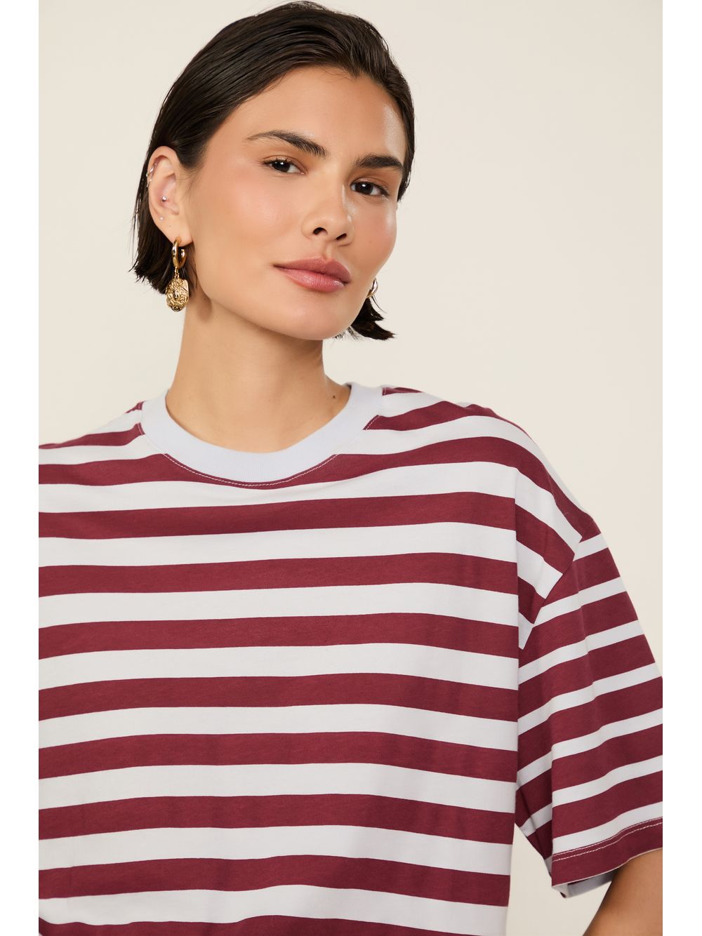 Animale — T-Shirt De Malha Fio Tinto