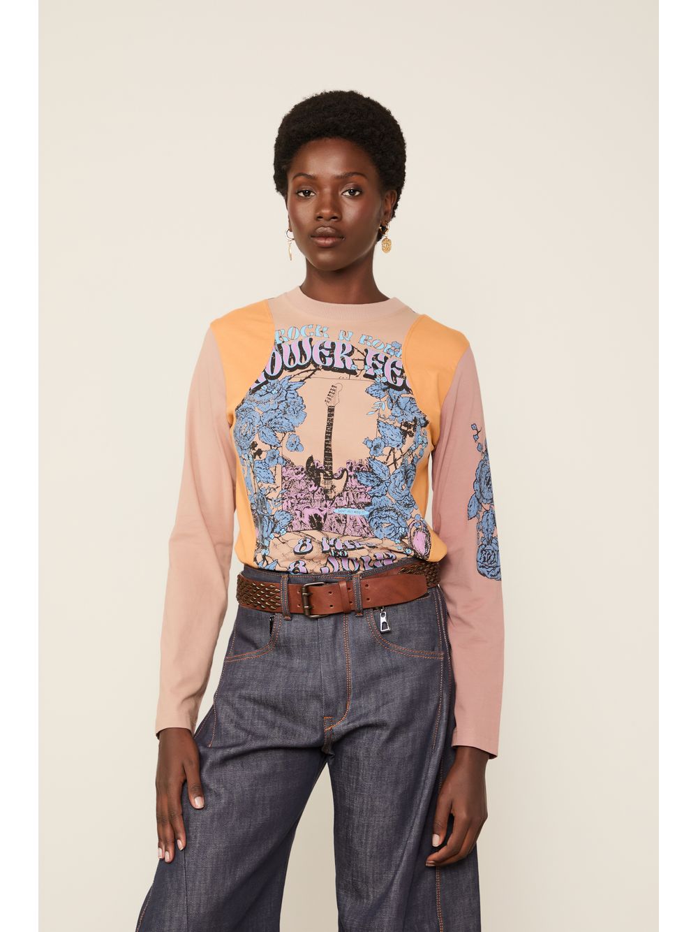 Animale — Blusa De Malha Com Recortes Fun Rock