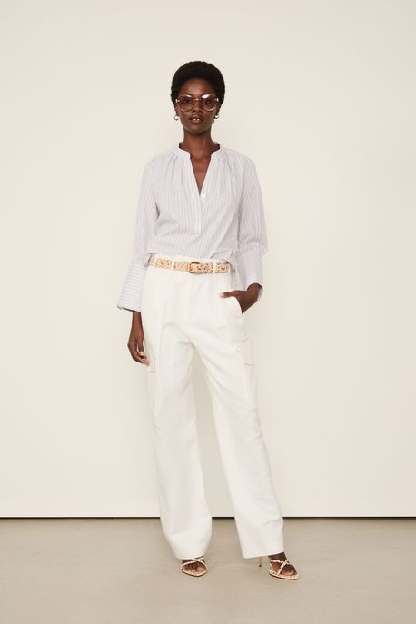 Calça Off White Bege - 42