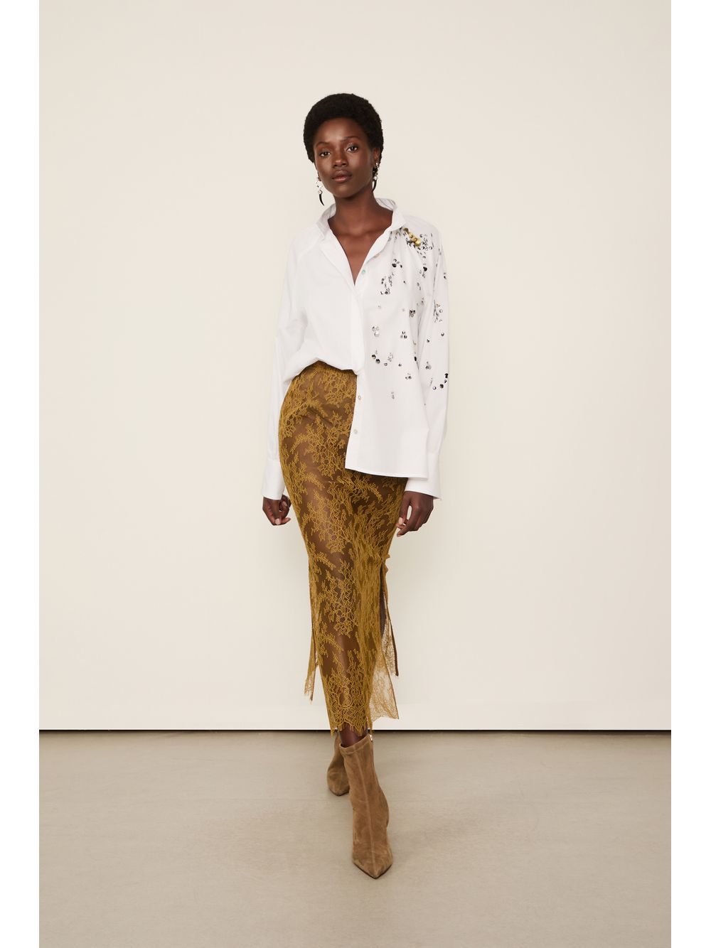 Animale — Camisa De Tricoline Com Bordado
