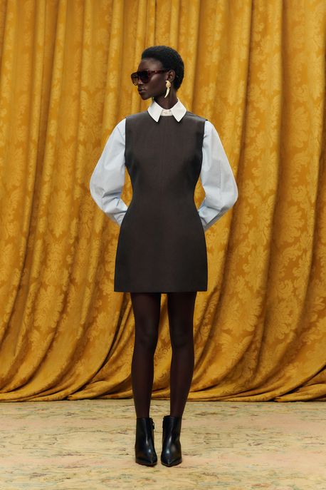 Vestido Curto Marrom Dries Marrom Dries - 36