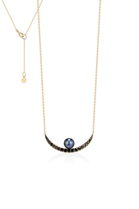 Colar Lunara Ouro Amarelo - U
