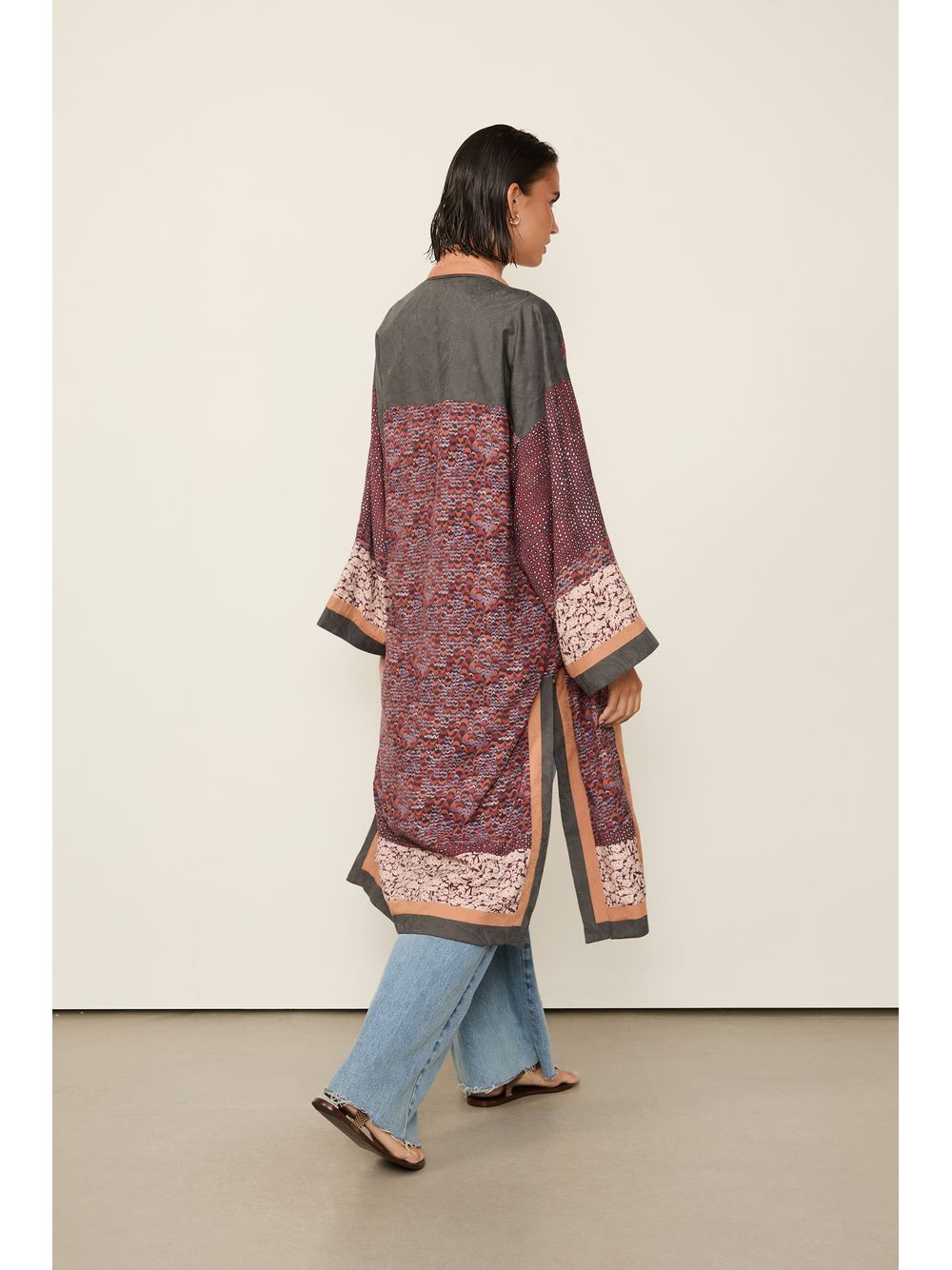 Animale — Kimono Com Mix De Estampas