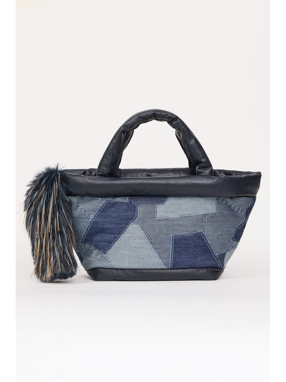 Animale — Maxi Bolsa Patchwork Indigo