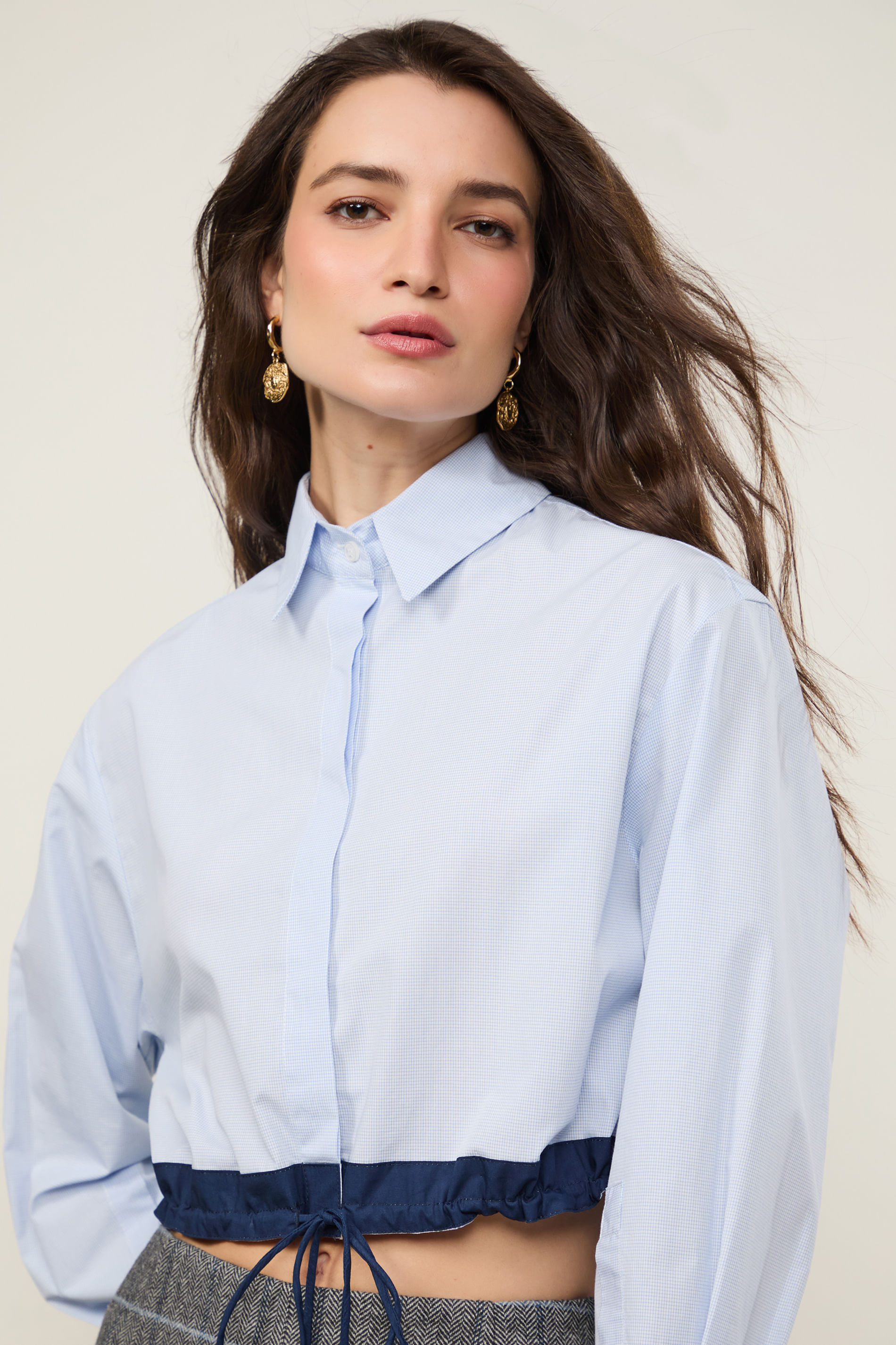 Camisa De Tricoline Listra Fairy