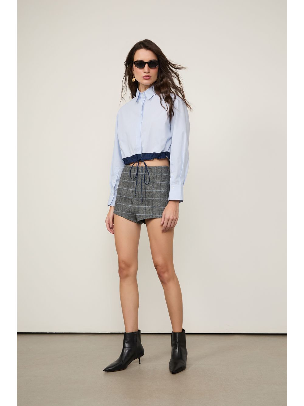 Animale — Camisa De Tricoline Listra Fairy