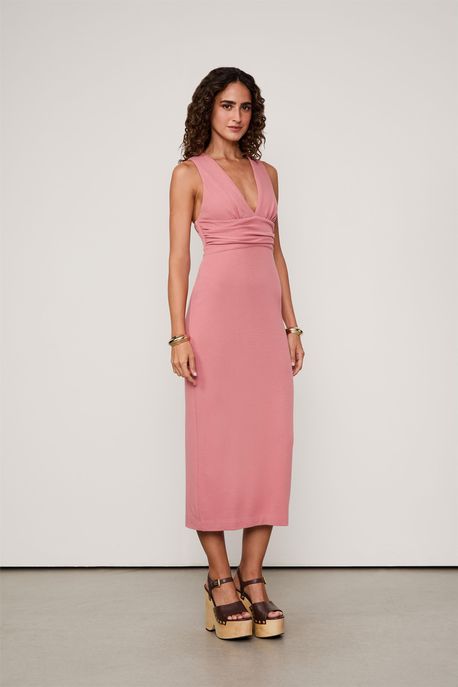 Vestido Regata Rosa Mosqueta - P