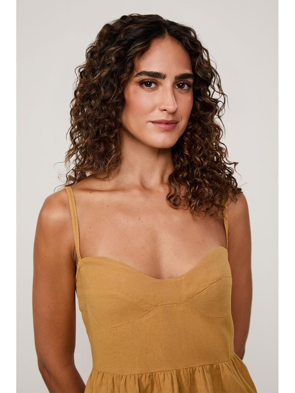 Animale — Vestido Like Linen Com Alcas