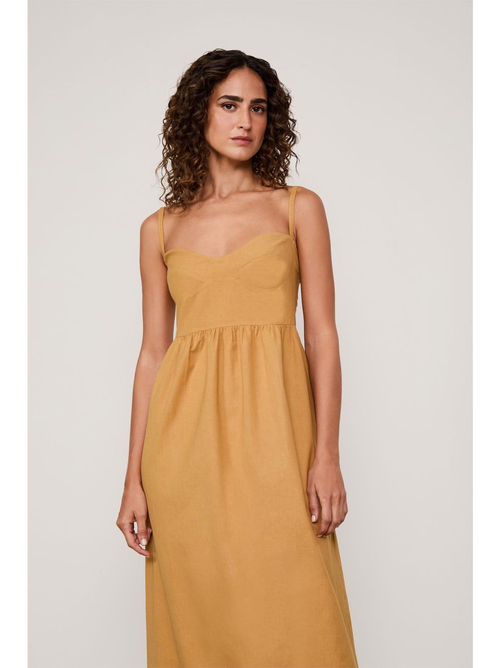 Animale — Vestido Like Linen Com Alcas