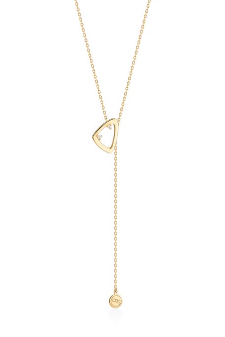 Colar Butterkiss Longo Ouro Amarelo - U