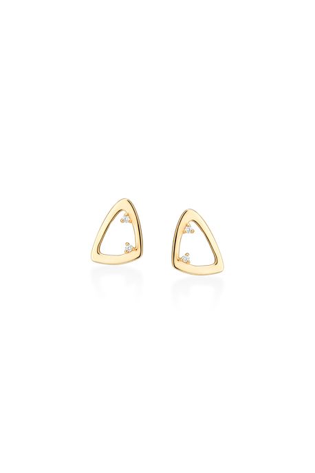 Brinco Buterkiss Ouro Amarelo - U