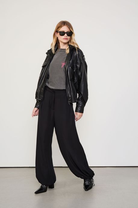 Calça Ggt Cargo Preta Preto - P