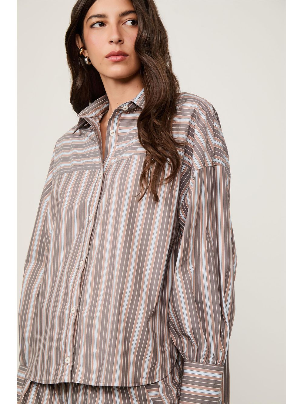 Animale — Camisa Fio Tinto Tricolor