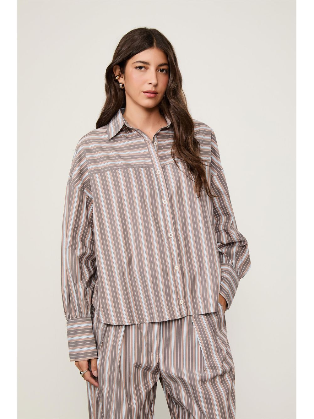 Animale — Camisa Fio Tinto Tricolor